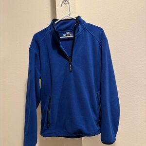 Men's Blue Quarter-Zip Sweater